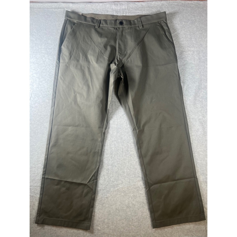English Laundry Mens Pants Straight Fit Olive Green 40x29 NWT